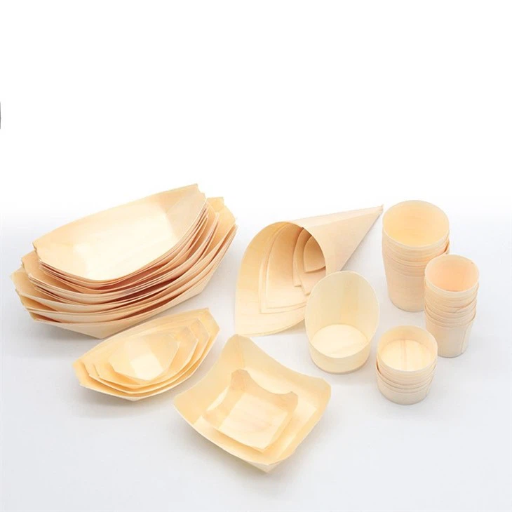 ESTICK Estick Disposable Wooden Sushi Boat Custom